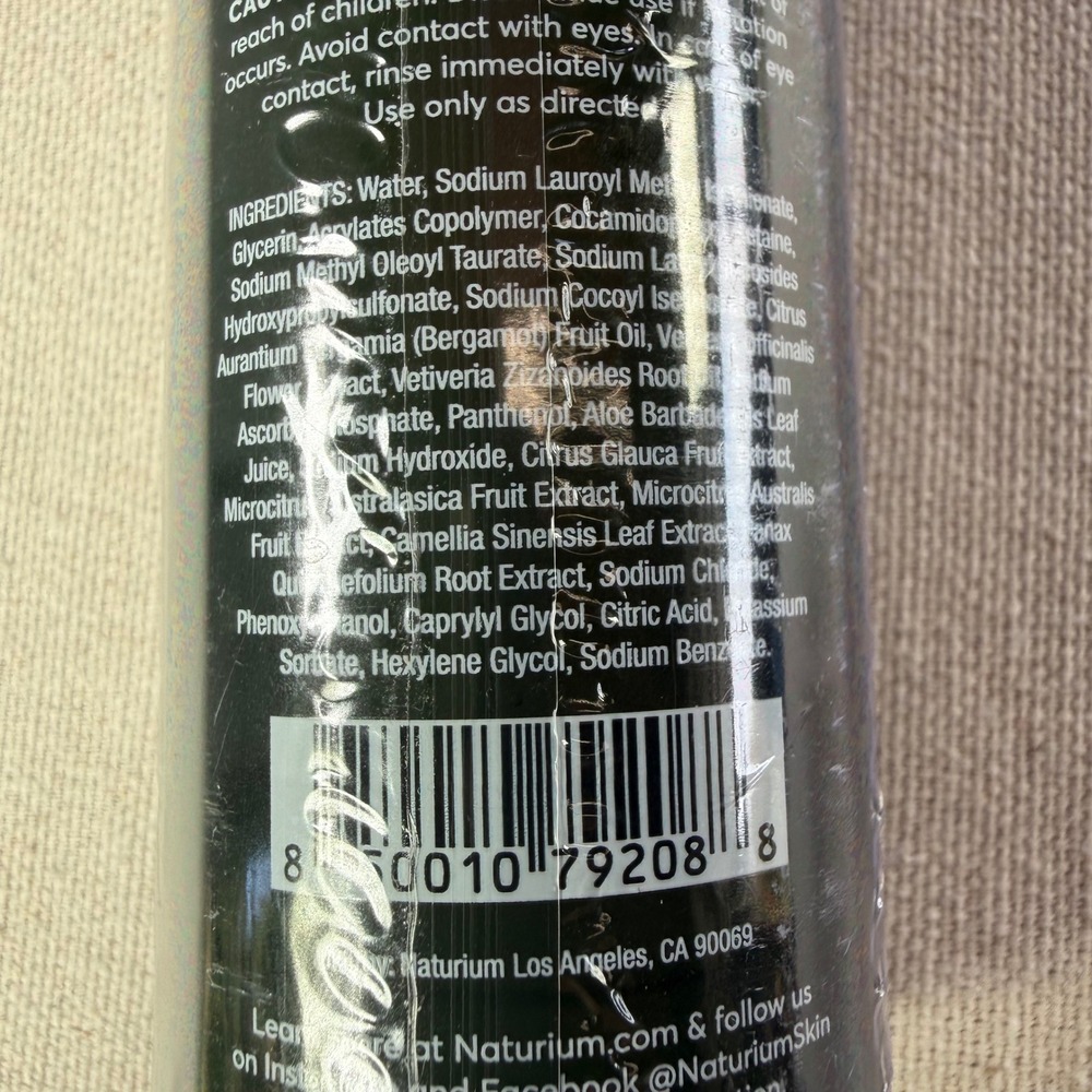 Naturium Mixed Greens Nutrient-Rich Cleanser Vitamin C Green Tea Aloe 7.1oz NEW - Picture 4 of 4